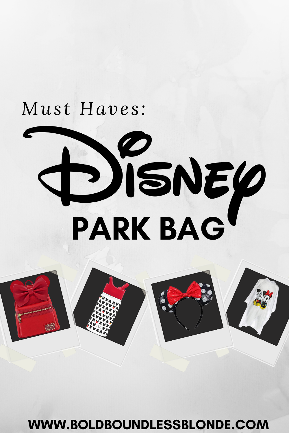 Disney Park Bag Must Haves Disney With Kids Disney World Disney Parks First Time At Disney What To Pack for Disney Amazon Disney Finds Shop Disney #Disney #WaltDisneyWorld #DisneyParkBag #DisneyMustHaves #ShopDisney #DisneyVacation #VisitDisney