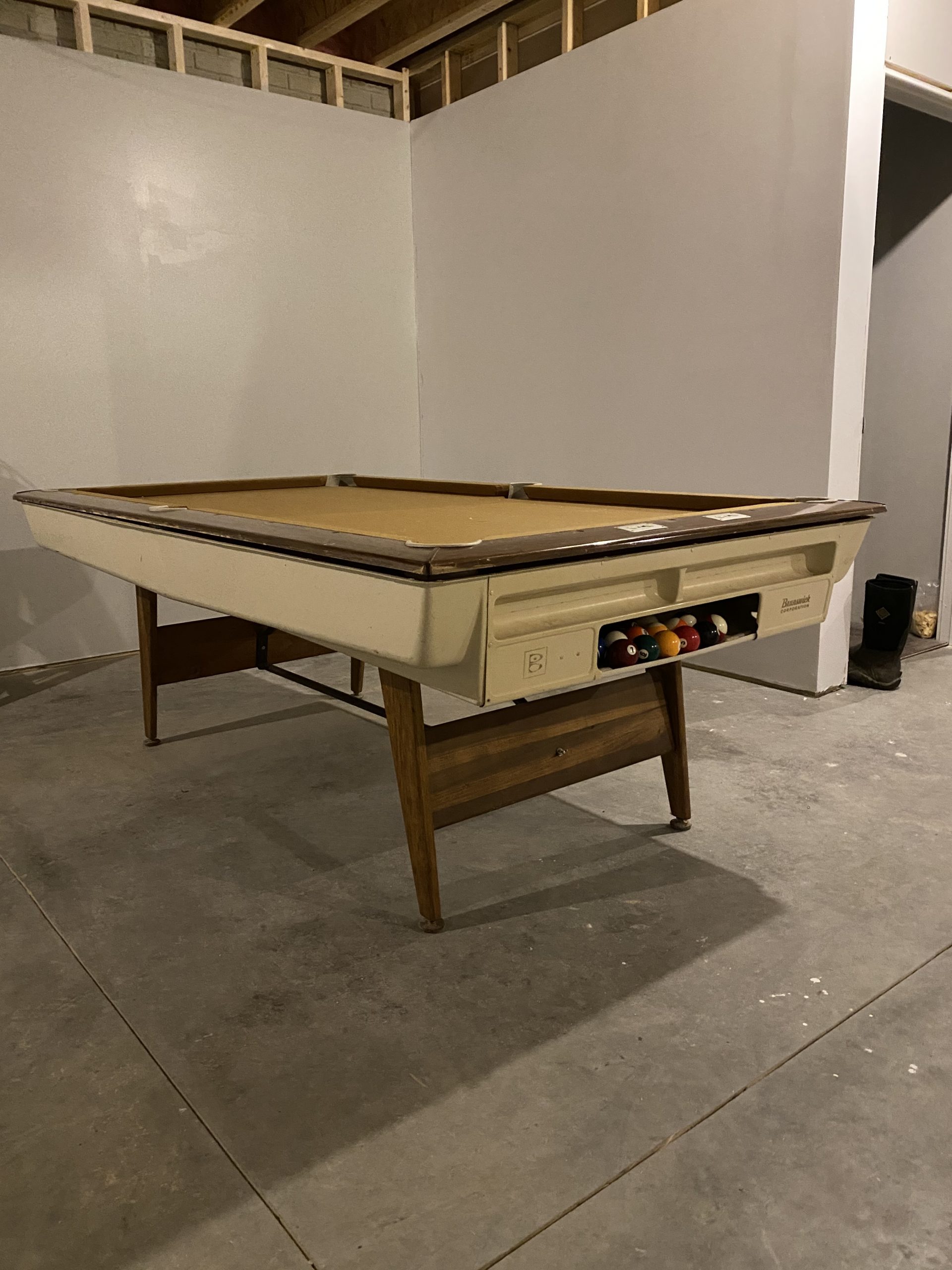 POOL TABLE MAKEOVER Home With Krissy